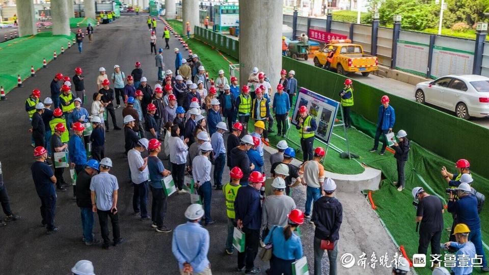 9博体育官网2024年青岛市政道路工程质量现场观摩活动顺利举行(图2)