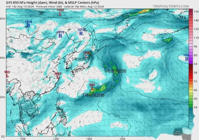 台风玛莉亚登陆山神已生成暴雨区向南转移12~14号降雨分布(图6)